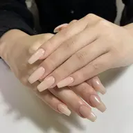 【オフ無し】チップ長さ出しワンカラ/ラメグラ