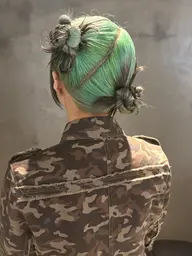 透明感ワンカラー➕ヘアアレンジ🎀🎶