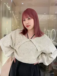 ケアブリーチ込みダブルカラー➕4stepトリートメント✨🩵