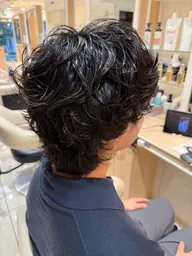 【レディース ふんわりパーマ】カット+パーマ+内部補修トリートメント120分
