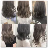 【ダメージレス🫧透明感】カット＋ブリーチなしダブルカラー　￥13400