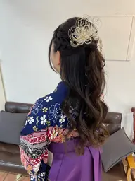 卒業式🌸 ヘアセット＋袴着付け