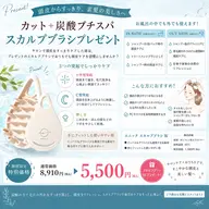 【数量限定】🎁シャンプーブラシプレゼント+カット+炭酸プチスパ🫧