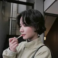 🎽カット+ゆるめパーマ【ショートヘア】📘📘ゆったり巻きすぎないパーマかけたい方🩵🩵