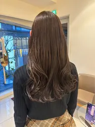〖🤎ワンカラー〗赤み消しオリーブカラー🫒+オージュア1stトリートメント💖💖