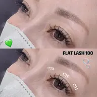 フラットラッシュ100本👀💗