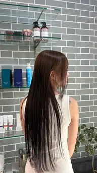 【ナチュラルな仕上がりに❄️】髪質改善ストレート