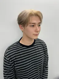 【メンズスタイルチェンジ✨️】メンズ韓国風カット✂️+ブリーチカラー+トリートメント