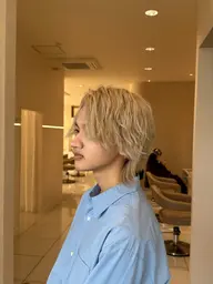 ハイブリーチ+艶カラー+3step