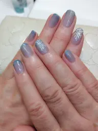 自爪を傷つけない❣ハンドネイル🎀【アート2本】