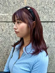 『チェリーレッド🍒´-』トーンダウンモデル➕髪質改善トリートメント付き✨️