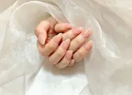 「自爪」ワンカラー/ラメグラデ