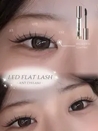 🤎9月限定/技術チェックモデル🤎LEDフラットラッシュ100本(オフ無料🆓※有無連絡必須)