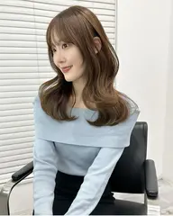 韓国レイヤー人気✨カット+透明感カラー✨🎨【立川/韓国/髪質改善カラー】