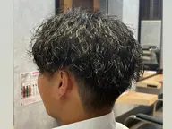 メンズカット+パーマ