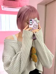 カット+ブリーチ1回+カラー+保湿トリートメント ₍₍🌼₎₎