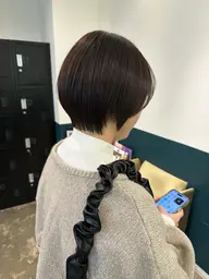 自然な丸みショート✂️小顔見え×まとまりやすいショート✨無料トリートメント付き