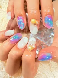 【ハンド】ベーシックコース(アート5本以上・パーツ付け放題)