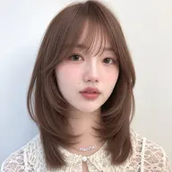 【新規】🌟ブリーチなし🌟前髪カット+ブリーチなしダブルカラー+Aujua 1STEPトリートメント《透明感カラー》