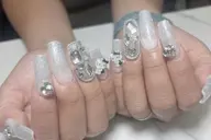 【初回限定】【自爪ベース華やかゴテゴテ】指先が主役級!パーツつけ放題