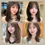 【伸ばし途中の方向け💓】メンテナンスカット➕ブリーチ無し透明感カラー➕ナノミスト1stepトリートメント❣️