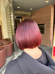 【初ブリーチのお客様⭐️】カット➕ケアブリーチ１回➕ケアカラー➕高保湿トリートメント