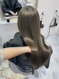 小顔カット+髪質改善カラー+BYKARTEトリートメント