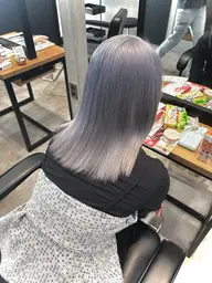 カット+ハイブリーチ+カラー