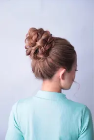 ✨シンプルお団子ヘア✨※画像通りのシンプルなヘアセットになります。