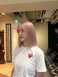 カット➕ブリーチ込みダブルカラートリートメント💟💎💎