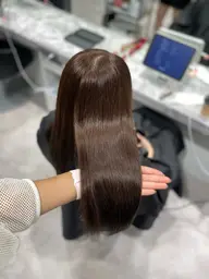ワンカラー+髪質改善トリートメント🫧