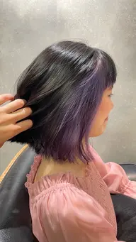 インナーカラー・イヤリングカラー