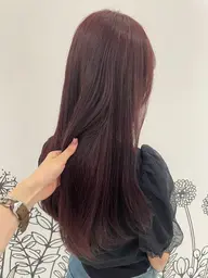 〖 ブリーチなしWカラー🍒🤍〗カラー×カラー×トリートメント×セット