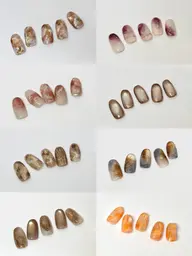 【季節感たっぷりの大人Designを定額】naturalニュアンスネイル➕ケア《新規オフ無料》【リピート様】→¥8800