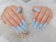 人気No.1💅10本チップ長さだし＋持ち込みやり放題