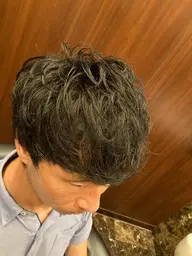 カット+白髪ボカシ