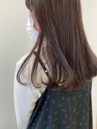 "色落ちやダメージが気になる方必見"ケアカラー+トリートメント⭐︎