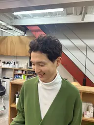 【メンズカット+外国人風パーマ】¥16,500→¥9,900