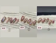 リピ割🔄【三種の賓:オフ別途追加】3種類の中から 1つ選択!マグ、偏光パール、ミラーアートが芸術的なニュアンスネイル
