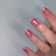 【オフなし】施術モデル募集✨クリアフレンチ✨(ワンカラーorマグネットワンカラー)