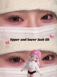 【限定モデル】上下まつ毛パーマ(束感まつ毛コーティング仕上げ付き)︎💕︎︎