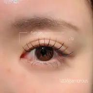 ❤️🔥束感マツエク フラットラッシュ120本❤️🔥(コーティング剤付)