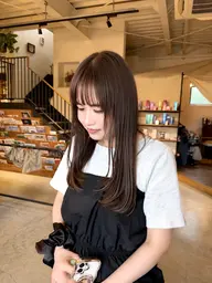 【韓国風スタイル】顔周りレイヤーカット+透明感カラー🫧