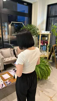 🥣平日限定🥣ダメージレスな艶カラー【ワンカラー】+【Aujuaトリートメント】