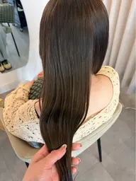 【👒トレンドの透明感👒】ミントベージュカラー➕似合わせカット➕トリートメント