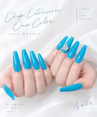 🎀10本長さだしワンカラーネイル