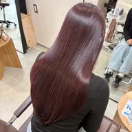 【🎀艶々高濃度コース🎀】デザインカット➕髪質改善水素カラー¥12,100