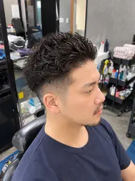 【メンズ限定】 カット+パーマ+スタイリング