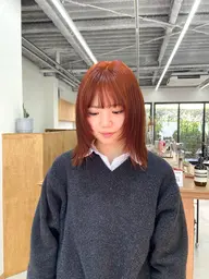 【minimo限定価格🐰】ブリーチなしWカラー+うる艶TR🌷✨