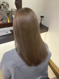 カット(ロング)+ワンカラーor白髪染めカラー+髪質改善トリートメント